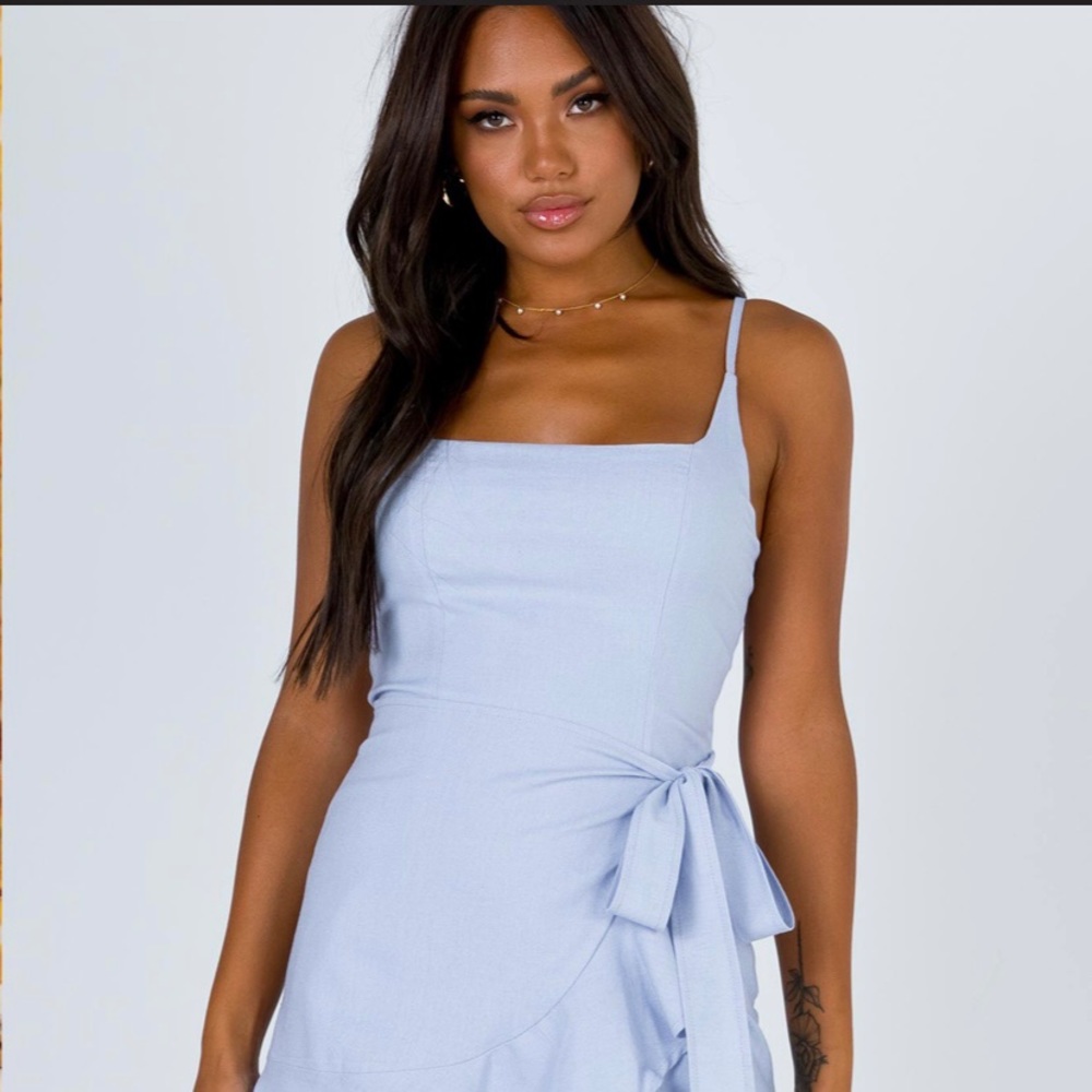 Princess Polly cottage hill dress blue